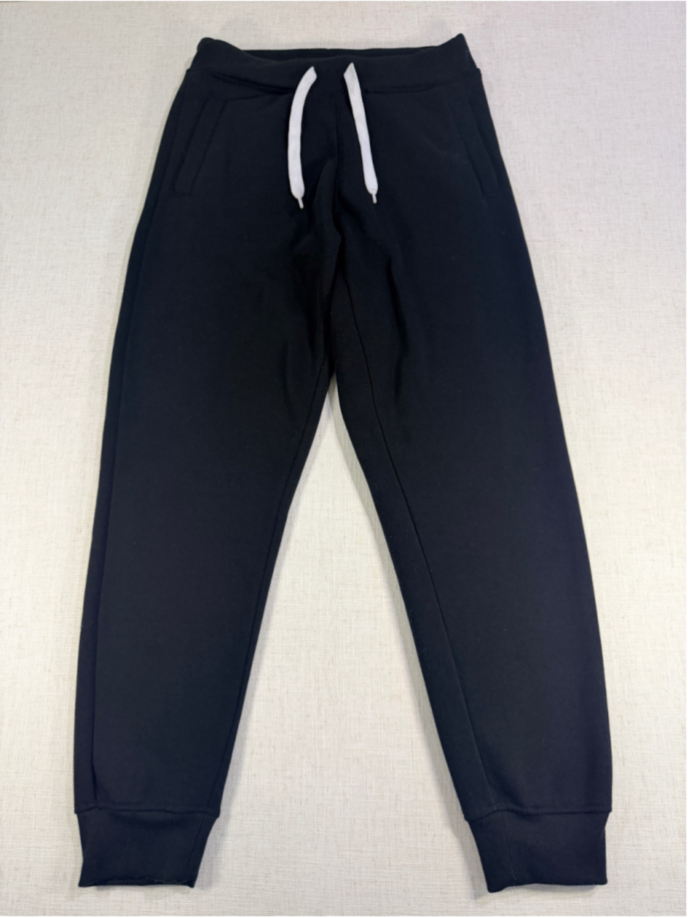 Southpole Men’s Fleece Jogger Sweatpants Contrast Drawstring Pockets Black Small